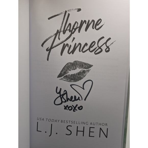 SIGNED Thorne Princess by LJ Shen - Picture 7 of 7